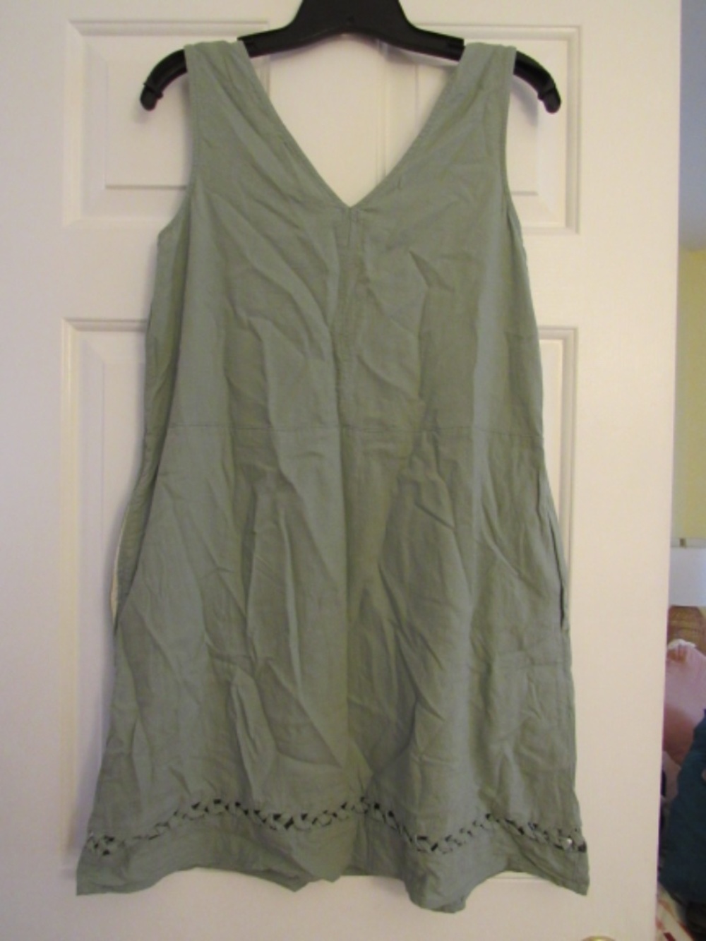Nicole Miller Linen Blend Mini Dress